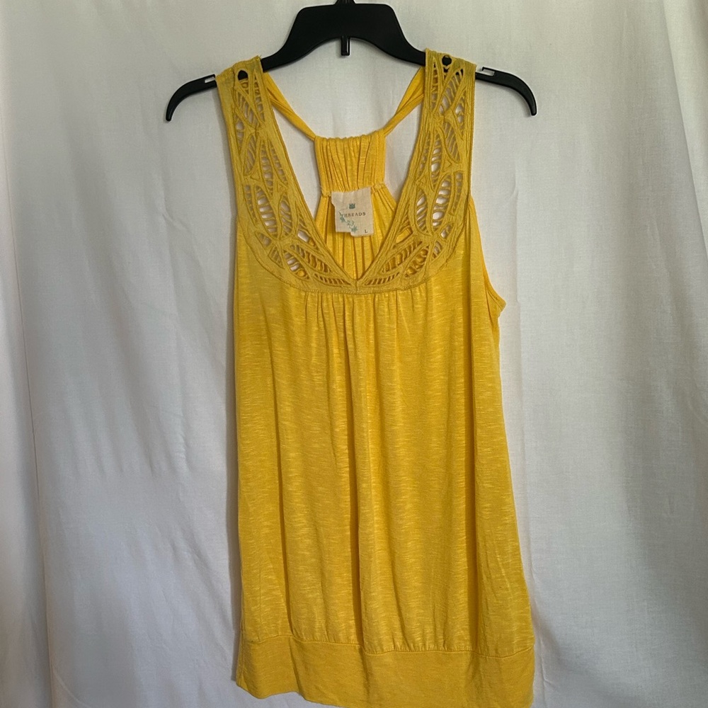 Threads - Yellow Sleeveless Women's Top